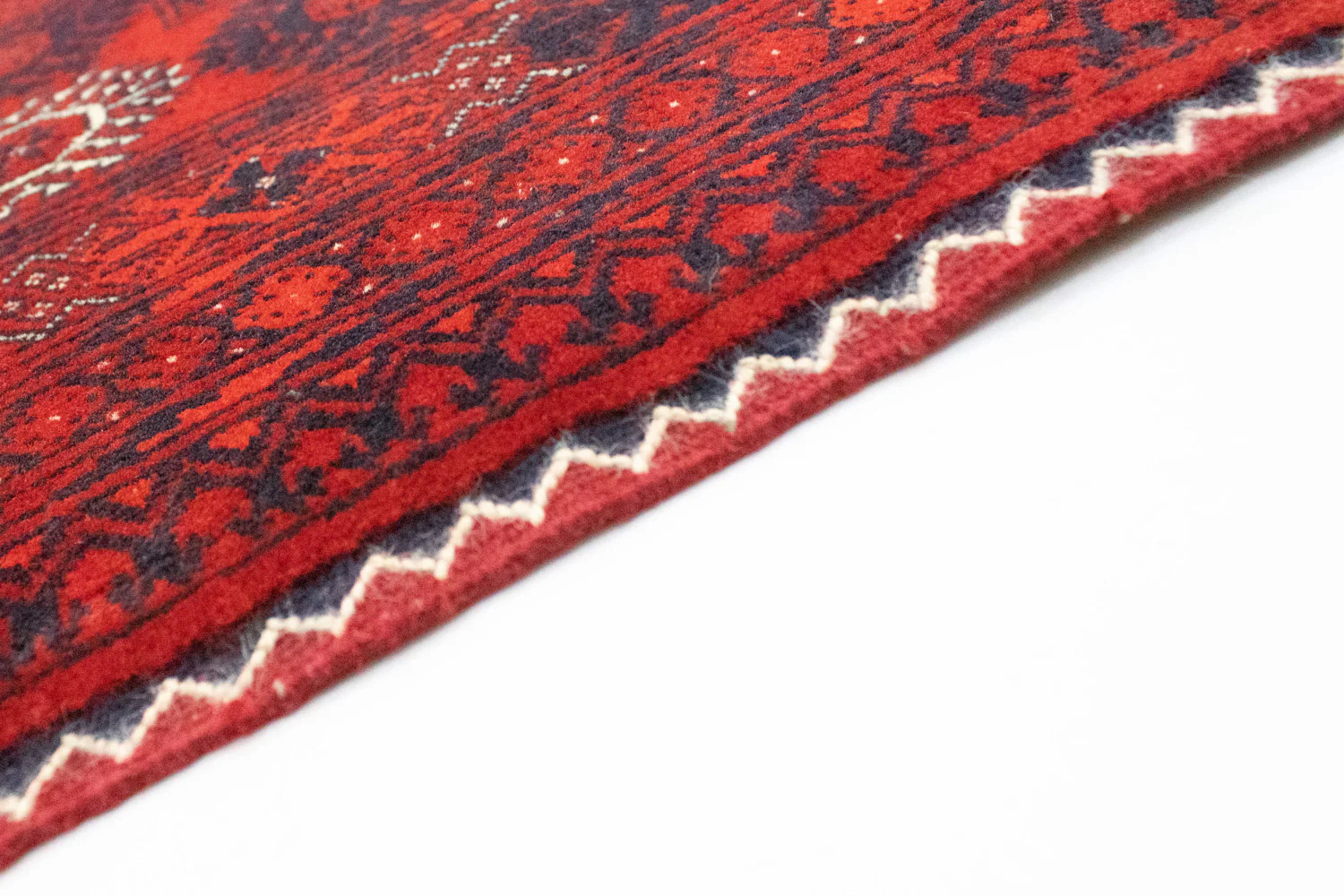 Afghan Teppich - Buchara 301 x 195 cm - dunkelrot - Image 3