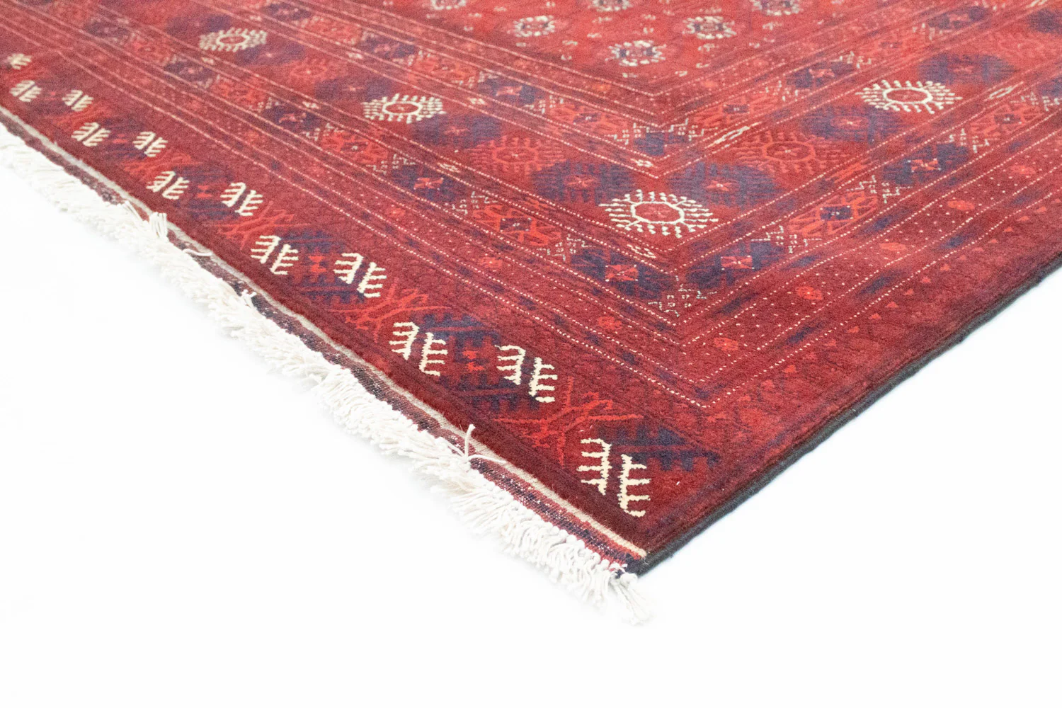 Afghan Teppich - Buchara 301 x 196 cm - dunkelrot - Image 2