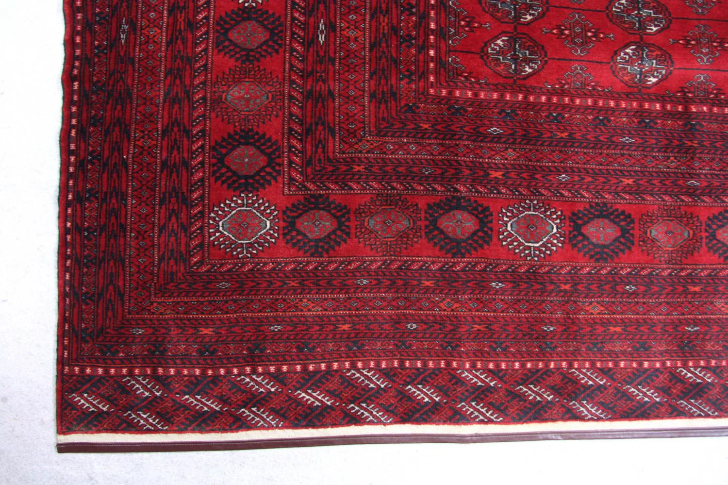 Afghan Teppich - Buchara 338 x 258 cm - rot - Image 3