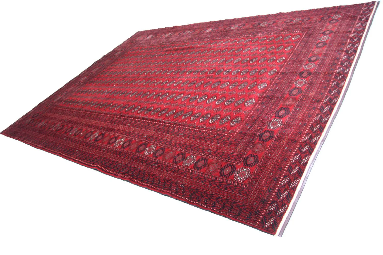 Afghan Teppich - Buchara 338 x 258 cm - rot - Image 5