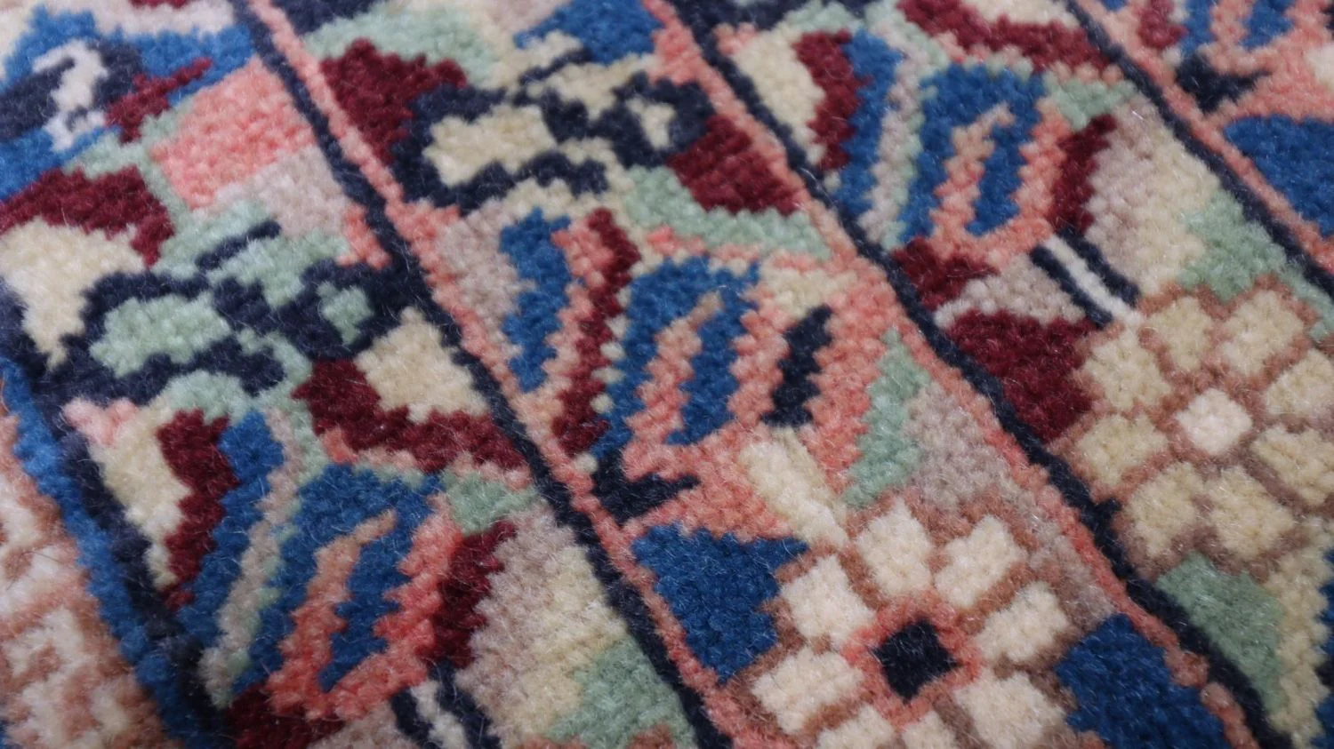 Afghan Teppich - Buchara 75 x 55 cm - blau - Image 2