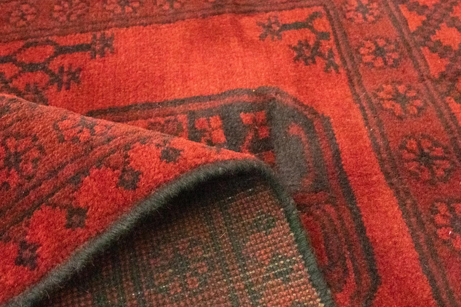 Afghan Teppich - Filpa 140 x 100 cm - rot - Image 4
