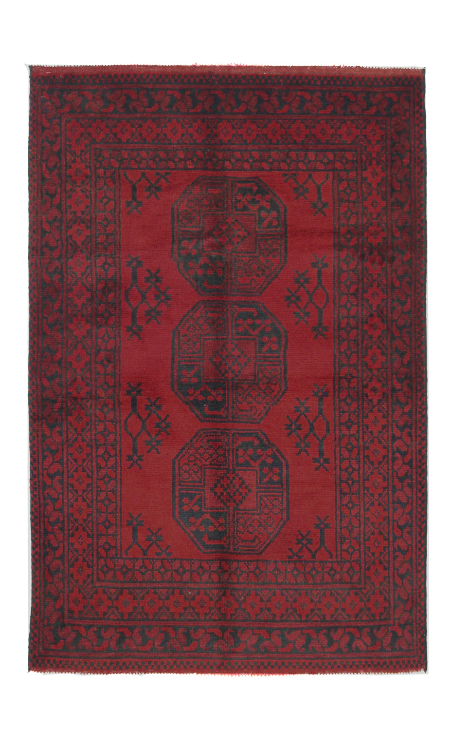 Afghan Teppich - Filpa 145 x 96 cm - rot