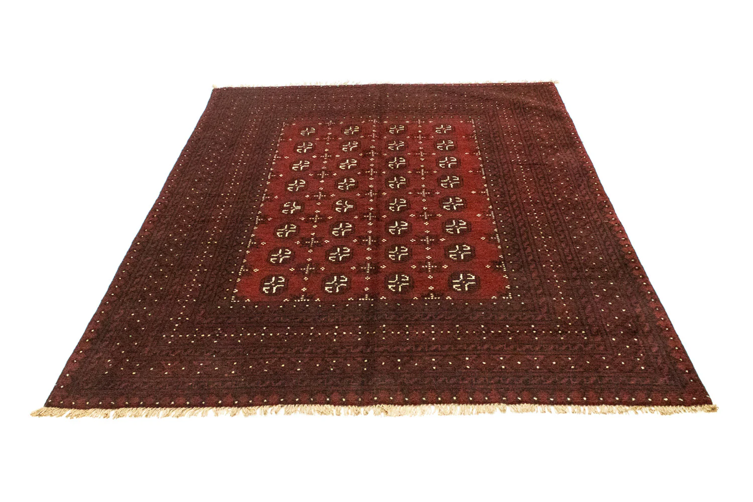 Afghan Teppich - Filpa 193 x 149 cm - rot - Image 5