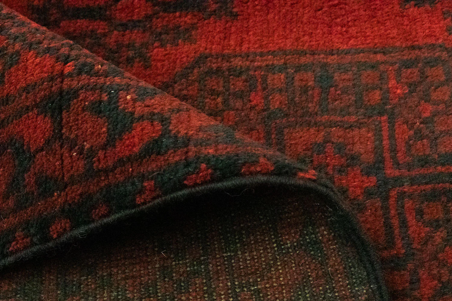 Afghan Teppich - Filpa 194 x 151 cm - rot - Image 2