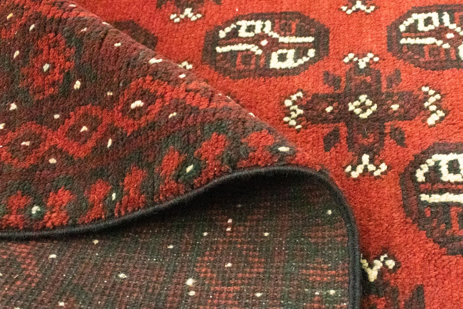 Afghan Teppich - Filpa 200 x 100 cm - rot - Image 4