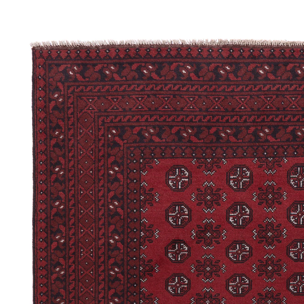 Afghan Teppich - Filpa - 283 x 202 cm - dunkelrot - Image 3