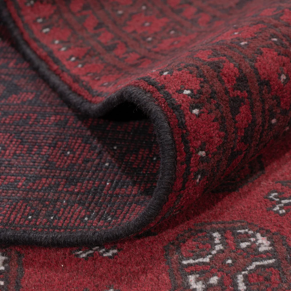 Afghan Teppich - Filpa - 288 x 198 cm - dunkelrot - Image 5