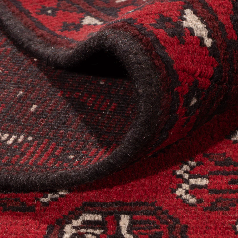 Afghan Teppich - Filpa - 302 x 245 cm - rot - Image 4