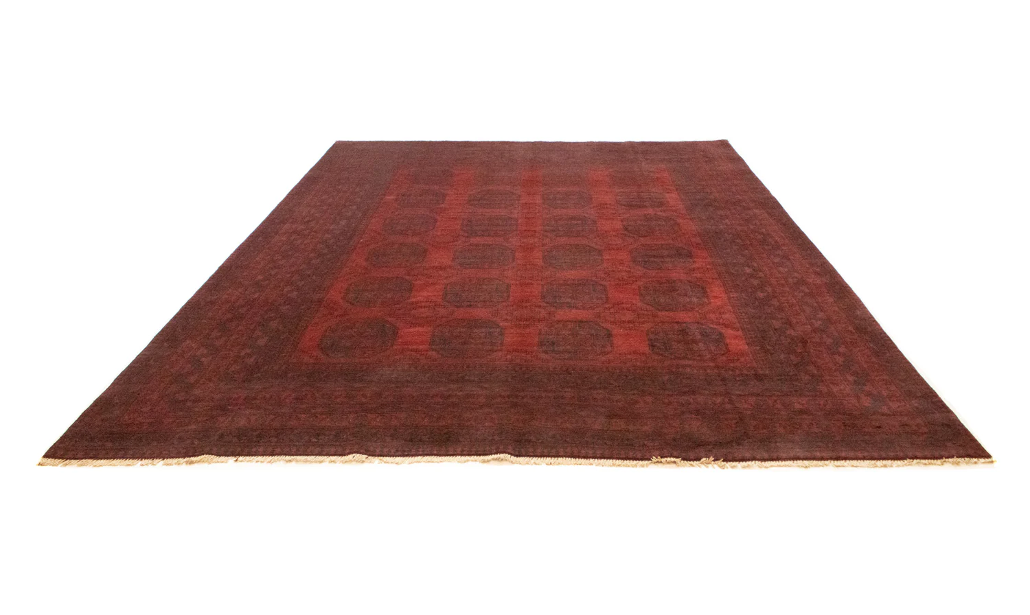 Afghan Teppich - Filpa 329 x 250 cm - dunkelrot - Image 5