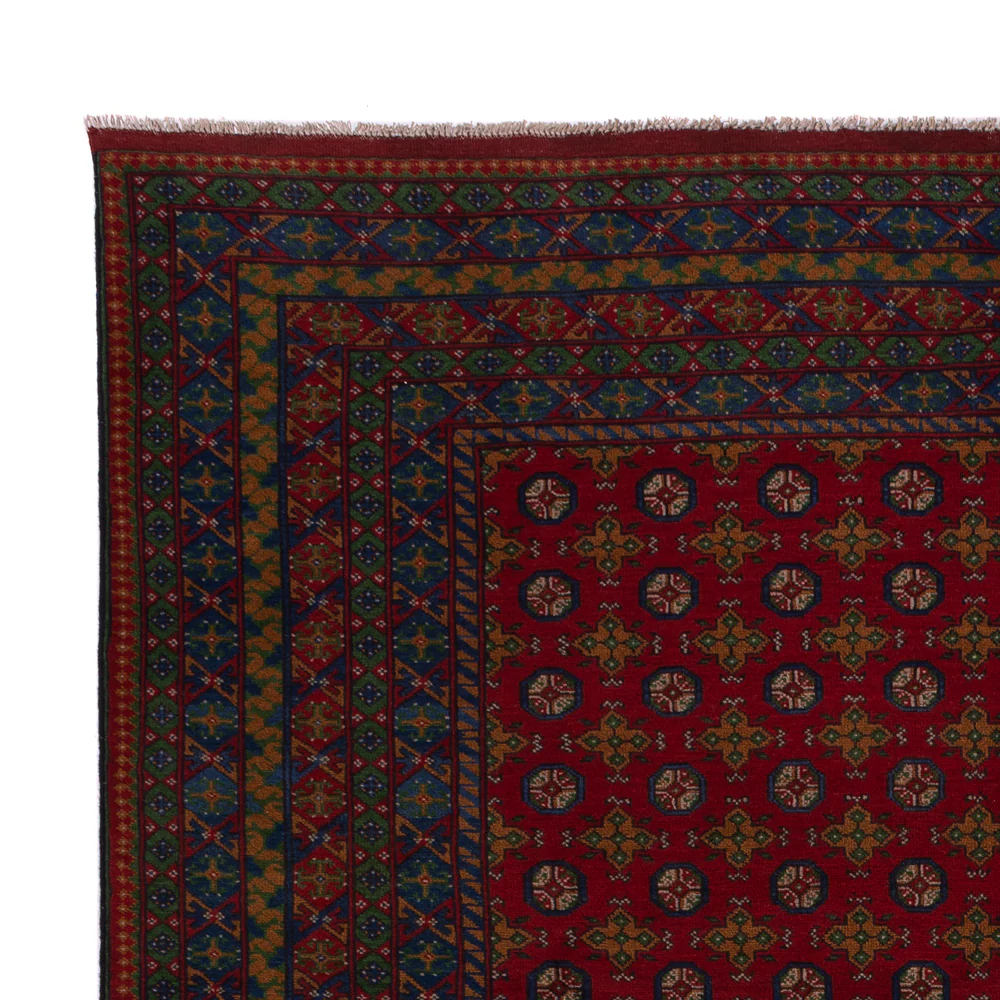 Afghan Teppich - Filpa - 348 x 248 cm - dunkelrot - Image 3