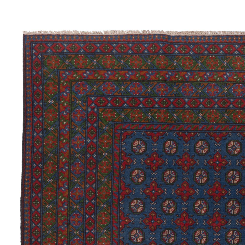 Afghan Teppich - Filpa - 355 x 252 cm - blau - Image 3