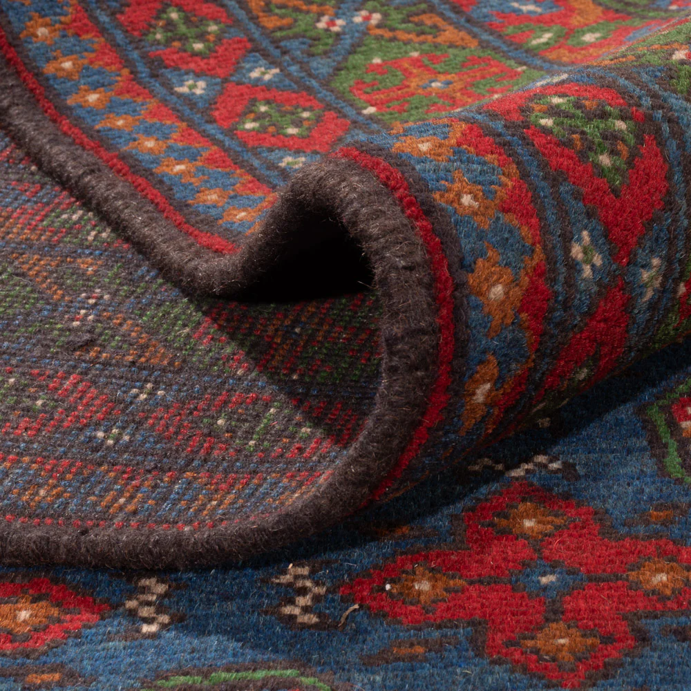 Afghan Teppich - Filpa - 355 x 252 cm - blau - Image 4