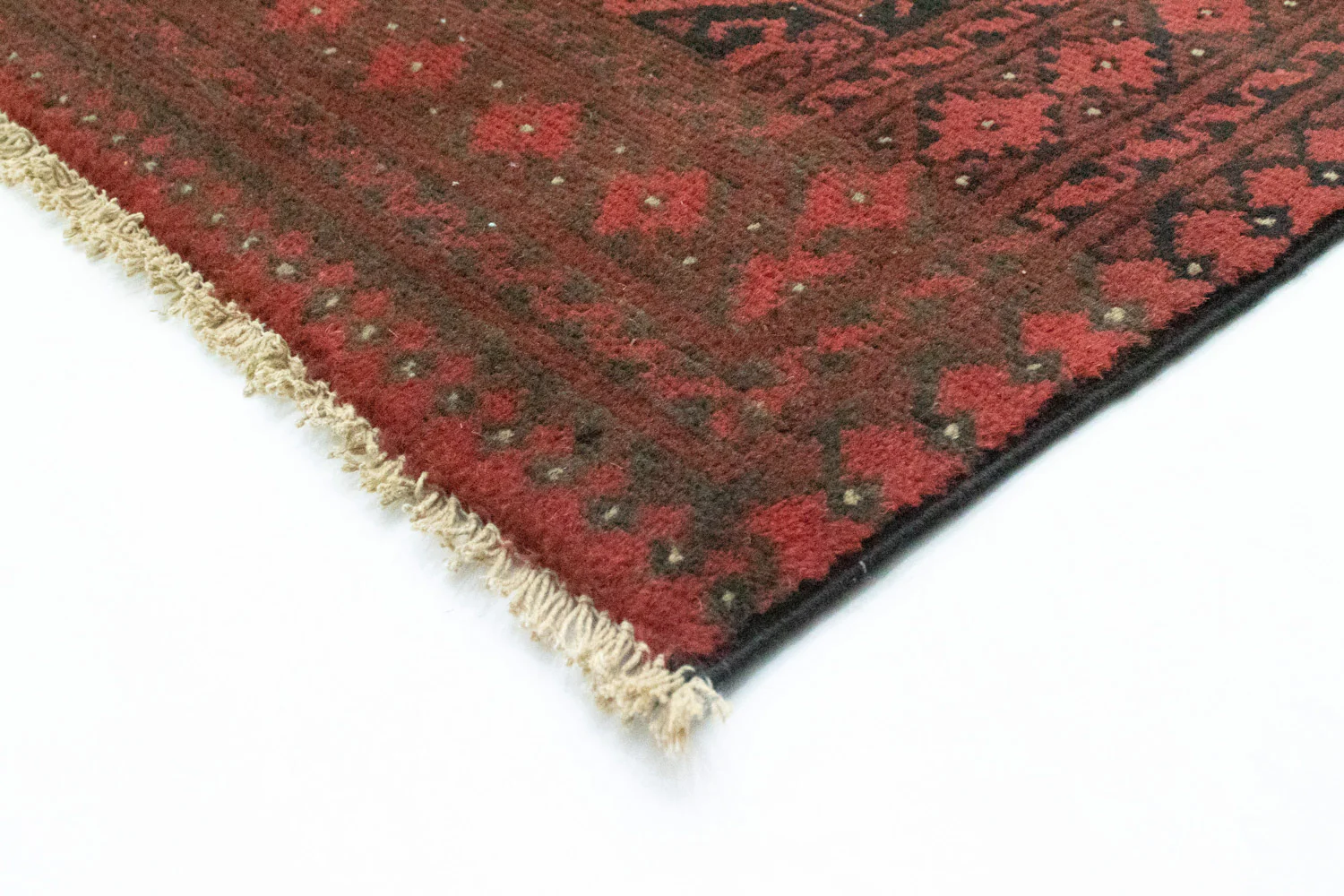Afghan Teppich - Filpa 391 x 299 cm - dunkelrot - Image 2
