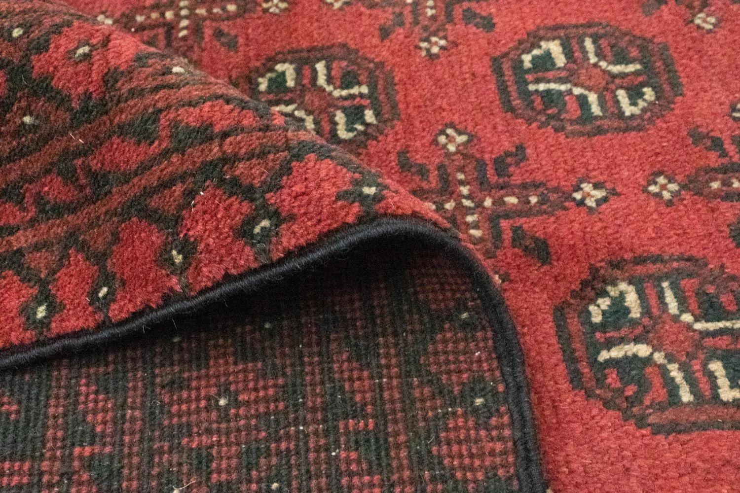Afghan Teppich - Filpa 391 x 299 cm - dunkelrot - Image 4