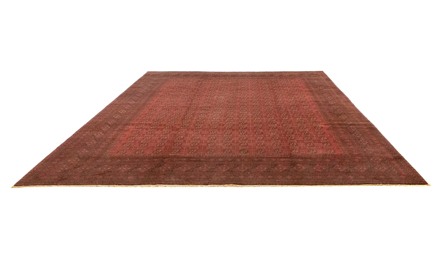 Afghan Teppich - Filpa 391 x 299 cm - dunkelrot - Image 5