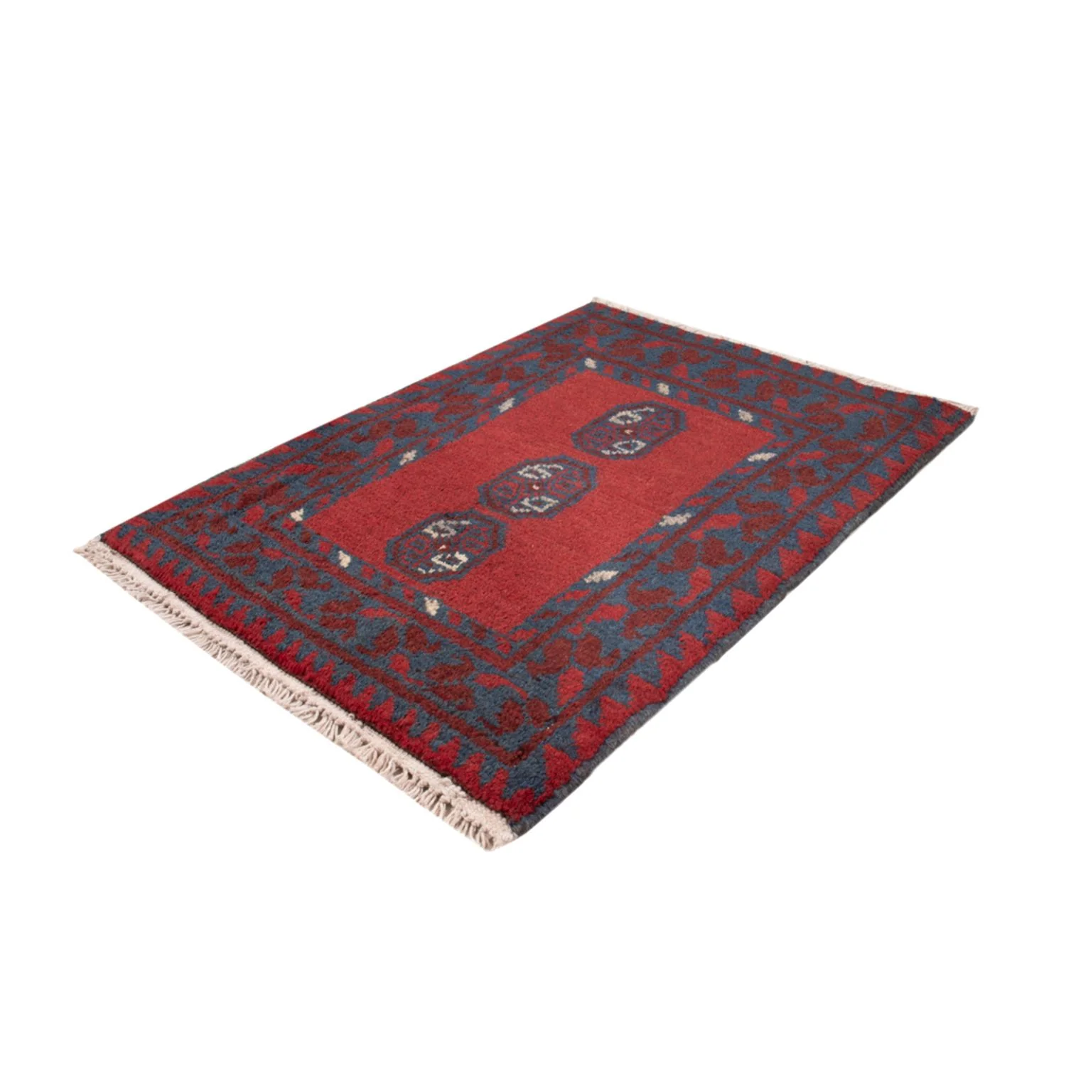Afghan Teppich - Filpa - 66 x 49 cm - rot - Image 4