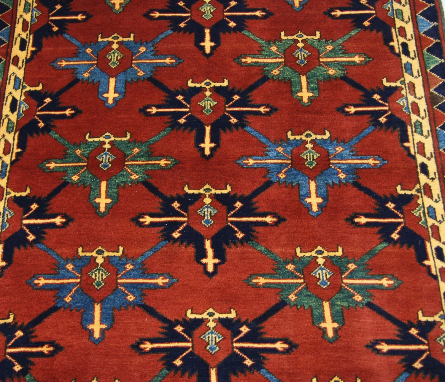 Afghan Teppich - Hatschlu 146 x 105 cm - rot - Image 2