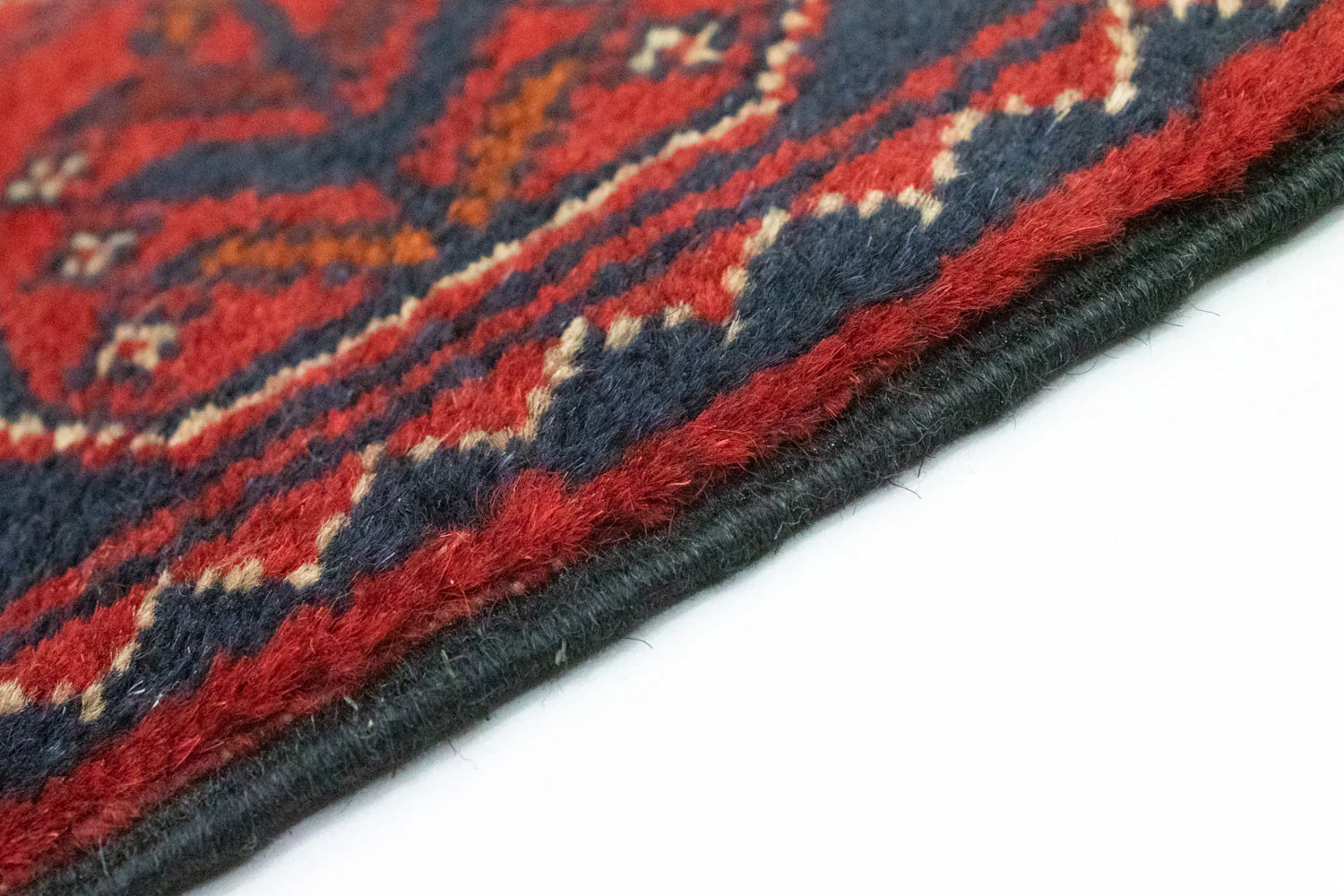Afghan Teppich - Kunduz 120 x 77 cm - dunkelblau - Image 3