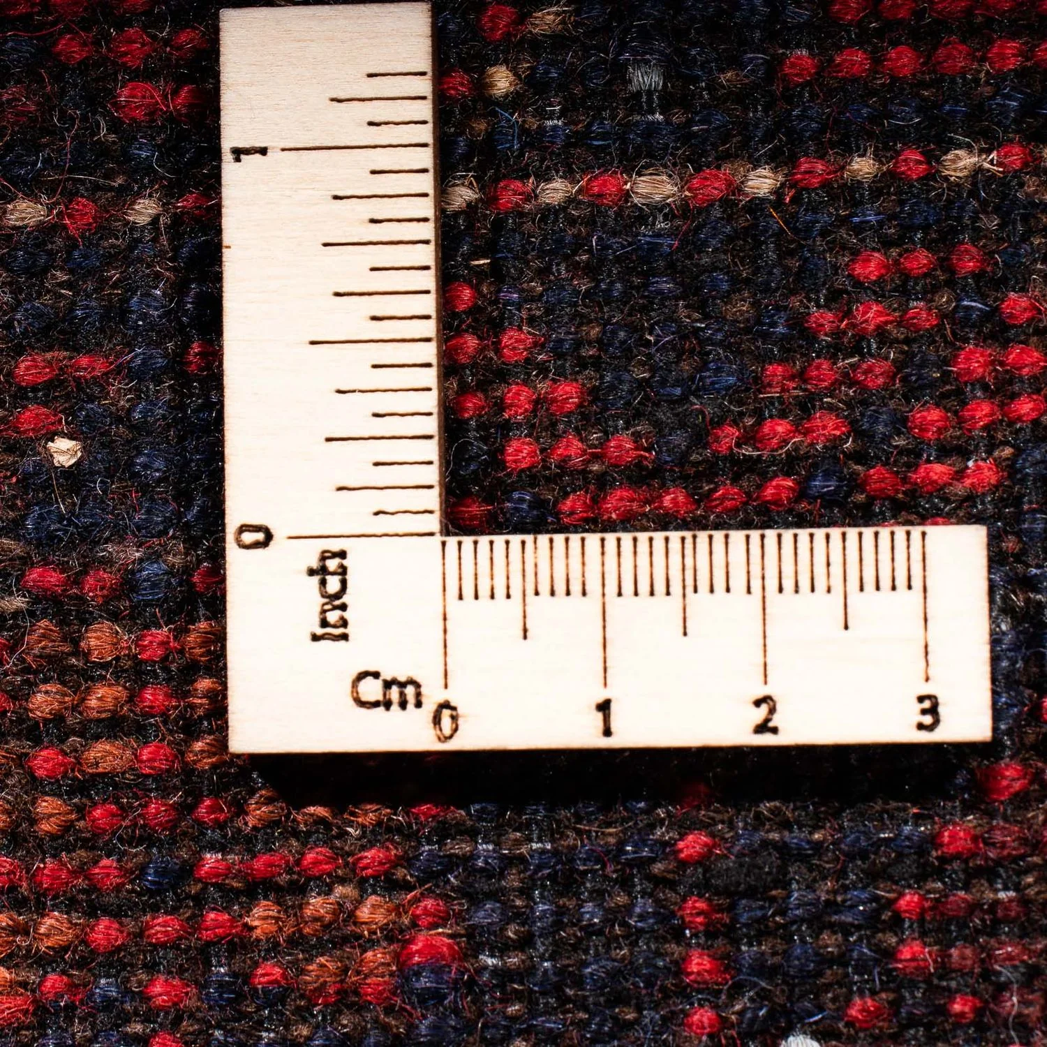 Afghan Teppich - Kunduz 125 x 78 cm - dunkelrot - Image 7