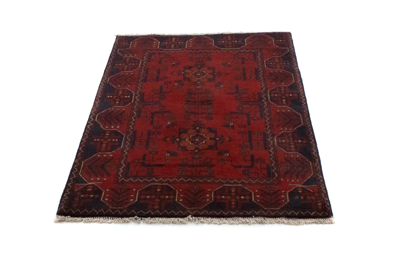 Afghan Teppich - Kunduz 125 x 83 cm - rot - Image 5