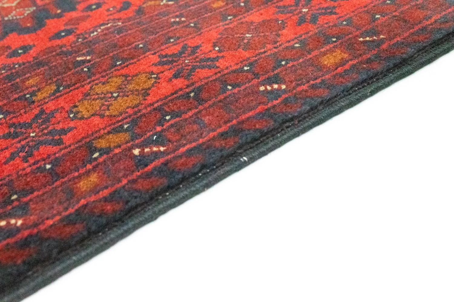 Afghan Teppich - Kunduz 142 x 103 cm - rot - Image 3