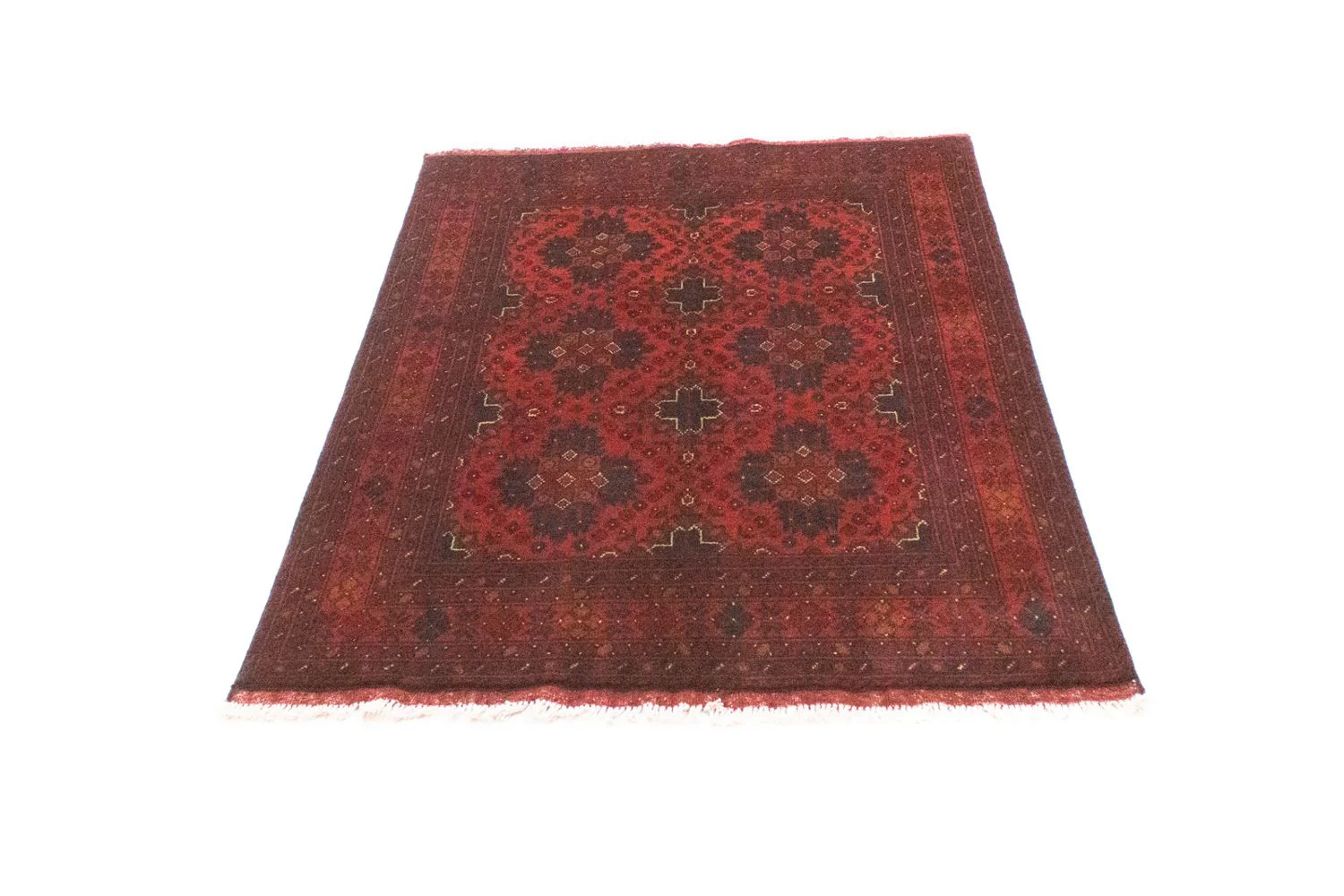 Afghan Teppich - Kunduz 142 x 103 cm - rot - Image 5