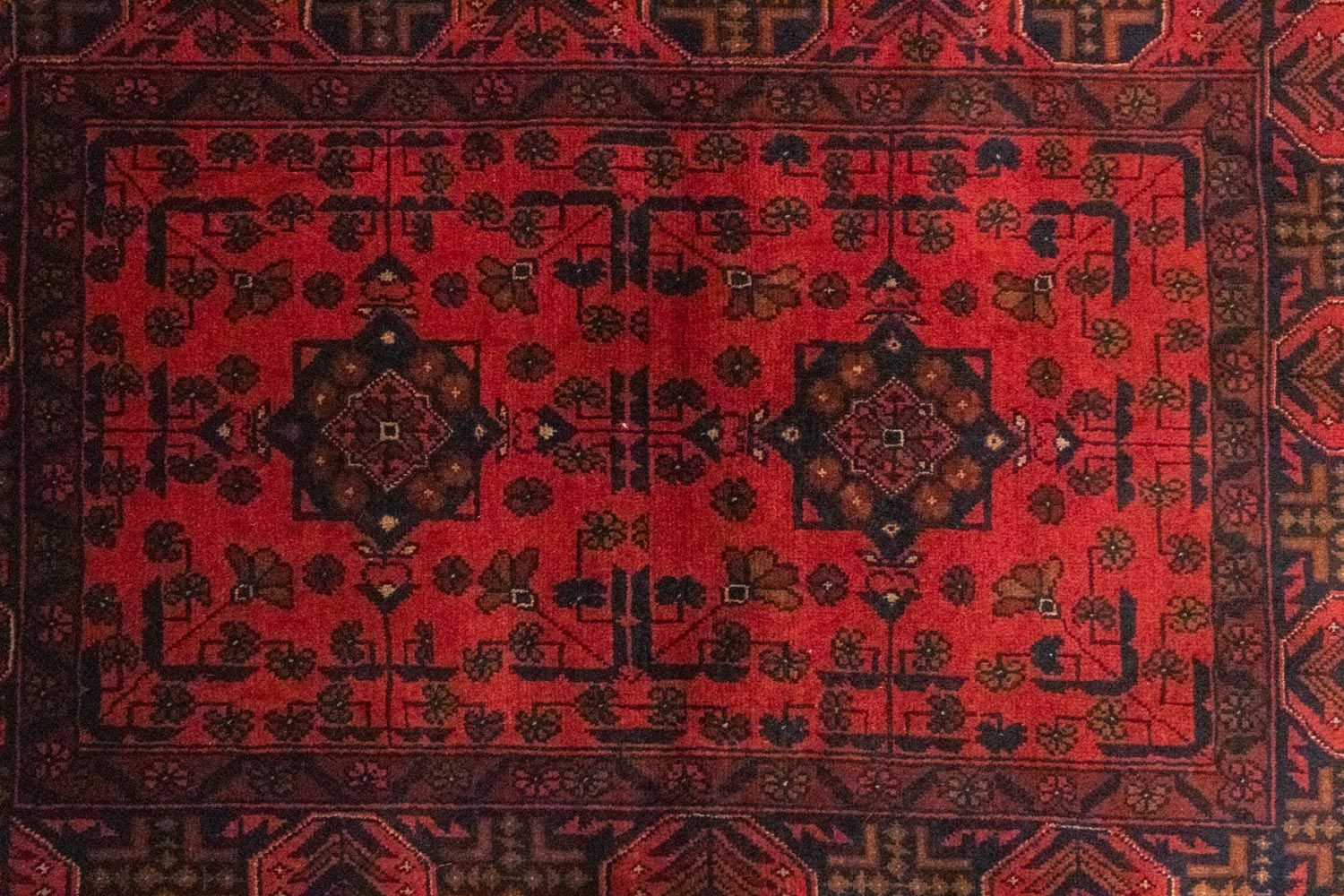 Afghan Teppich - Kunduz 149 x 103 cm - rot - Image 2