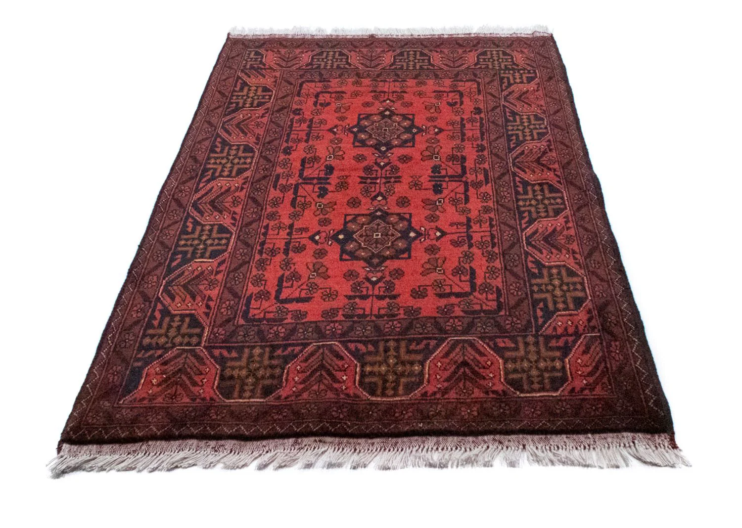 Afghan Teppich - Kunduz 149 x 103 cm - rot - Image 5
