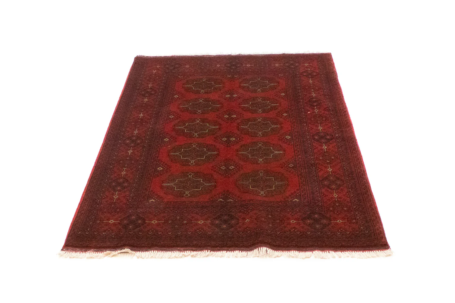 Afghan Teppich - Kunduz 151 x 102 cm - rot - Image 5