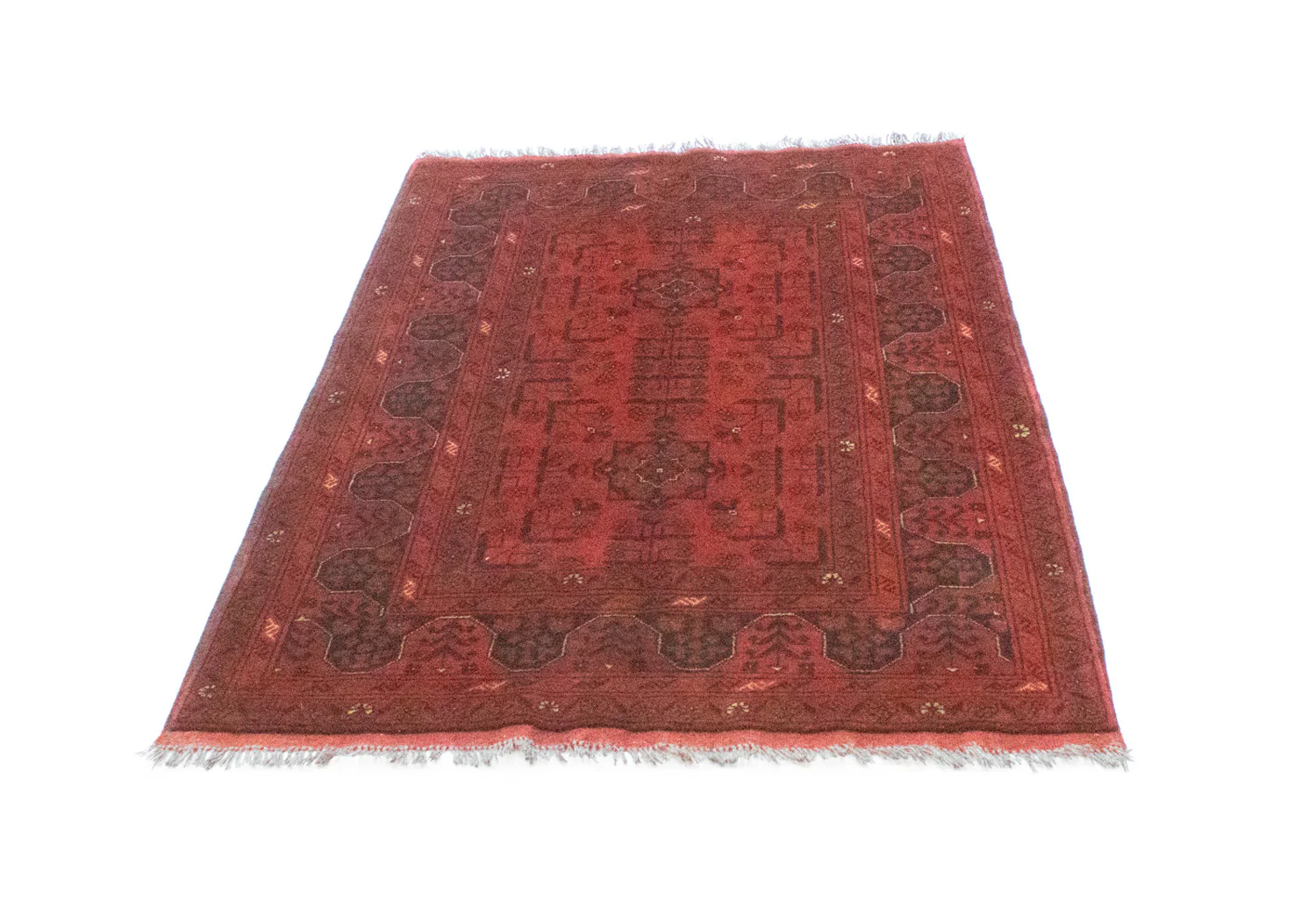 Afghan Teppich - Kunduz 156 x 105 cm - rot - Image 5