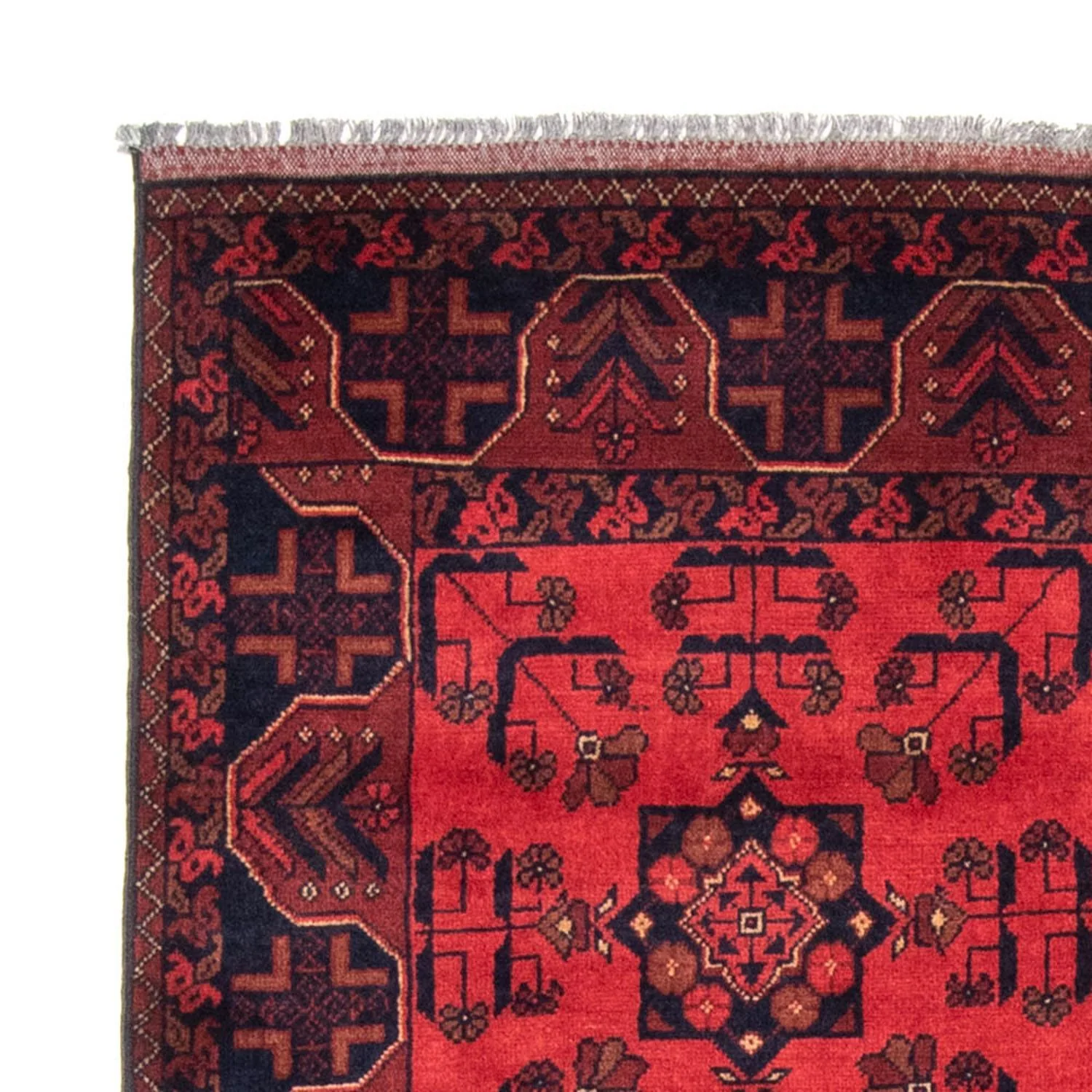 Afghan Teppich - Kunduz 184 x 127 cm - rot - Image 3