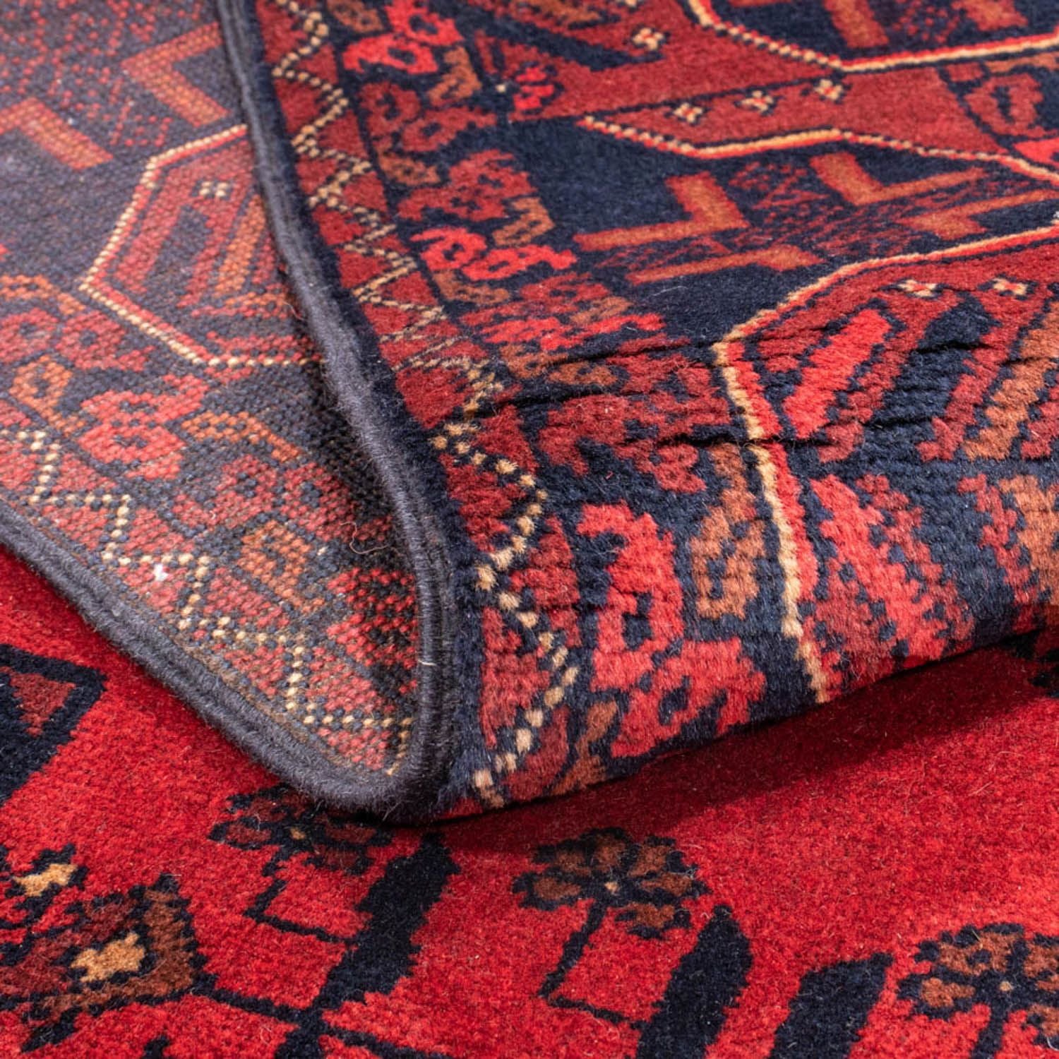 Afghan Teppich - Kunduz 184 x 127 cm - rot - Image 4