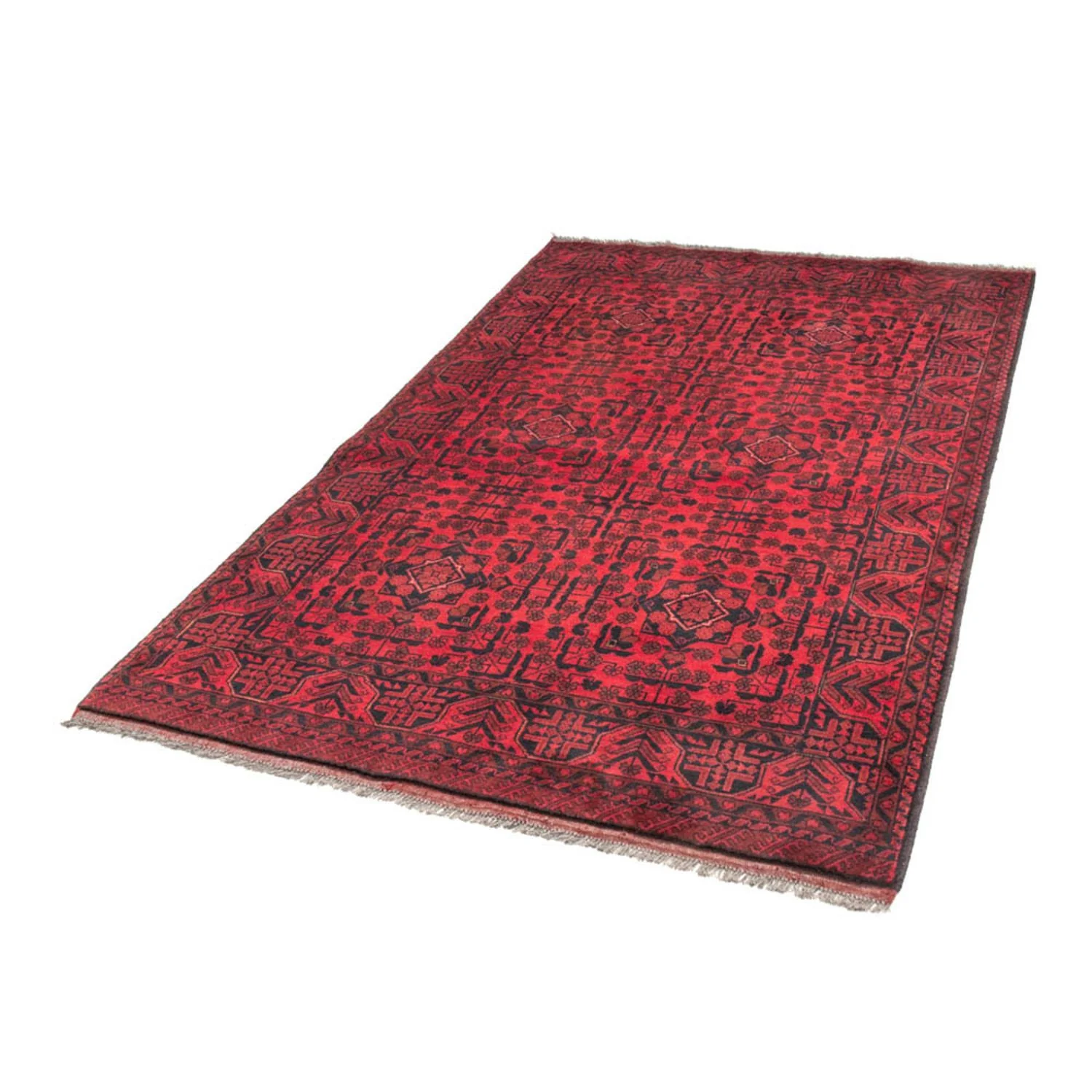 Afghan Teppich - Kunduz 187 x 122 cm - rot - Image 5