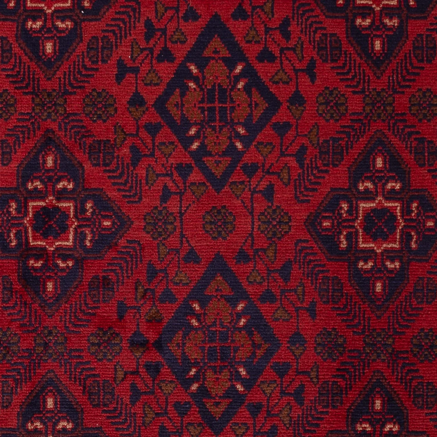 Afghan Teppich - Kunduz - 190 x 128 cm - dunkelrot - Image 2