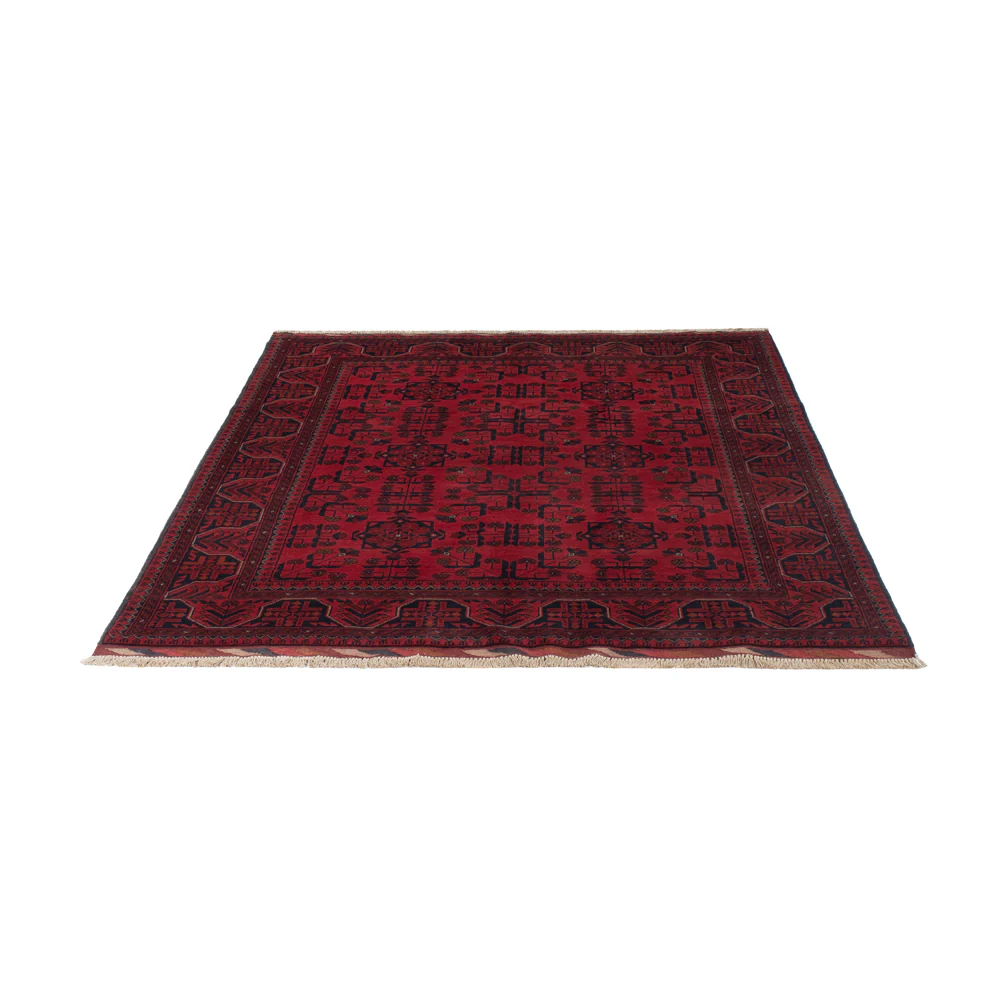Afghan Teppich - Kunduz - 191 x 155 cm - rot - Image 6