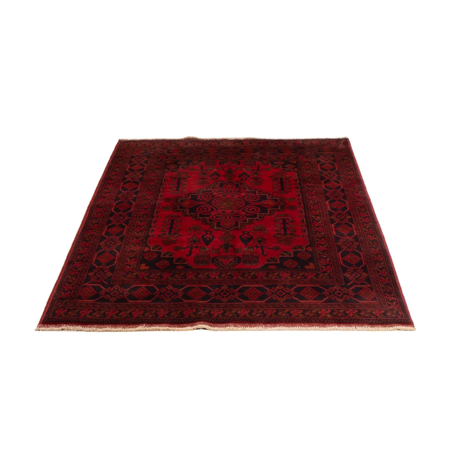 Afghan Teppich - Kunduz - 192 x 122 cm - rot - Image 5