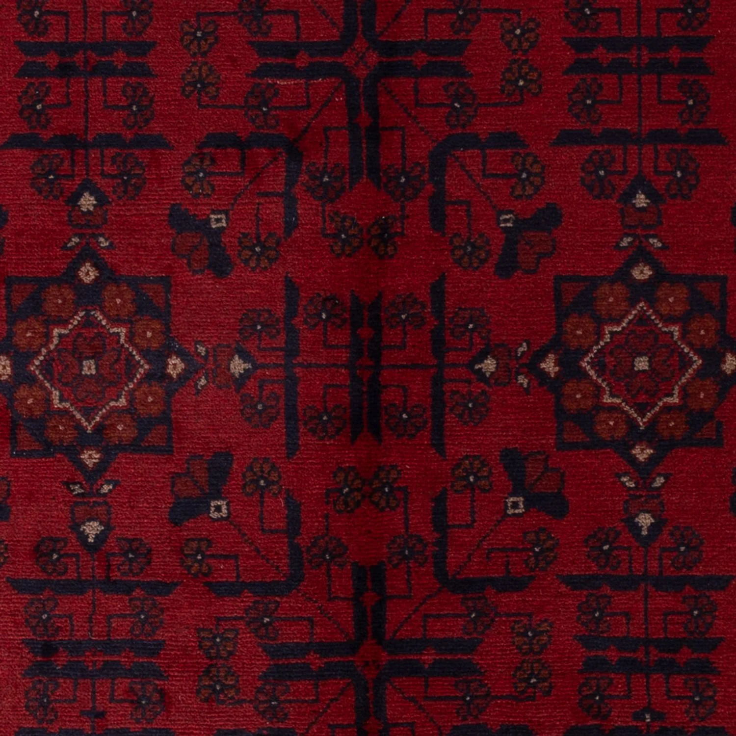 Afghan Teppich - Kunduz - 192 x 127 cm - dunkelrot - Image 2