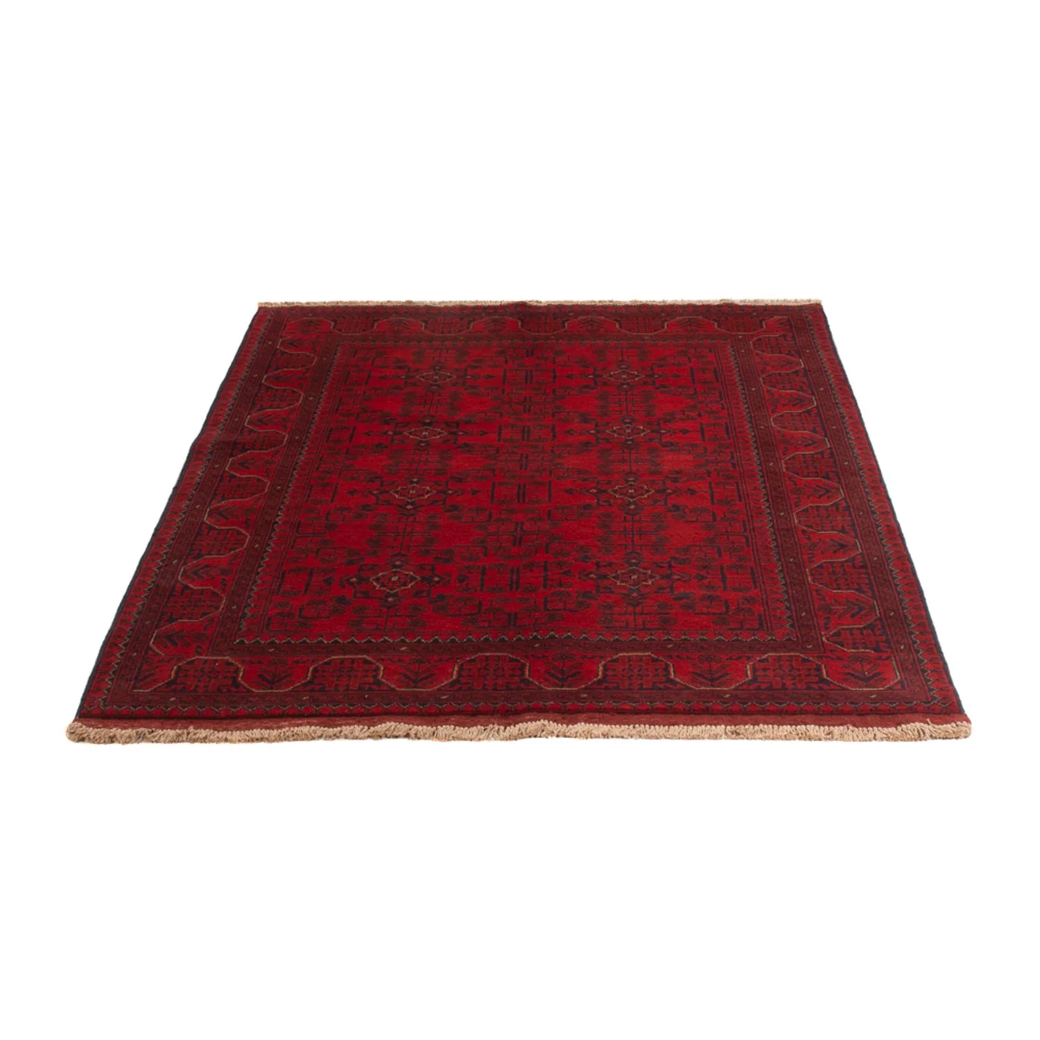 Afghan Teppich - Kunduz - 193 x 124 cm - dunkelrot - Image 5