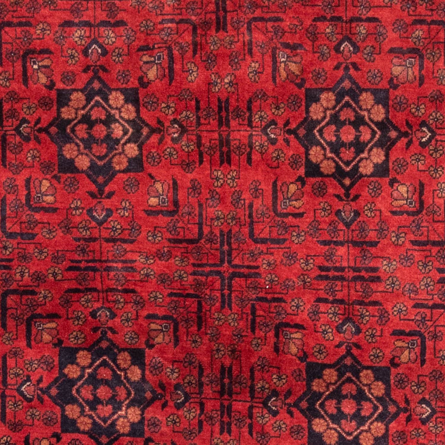 Afghan Teppich - Kunduz 193 x 129 cm - rot - Image 2
