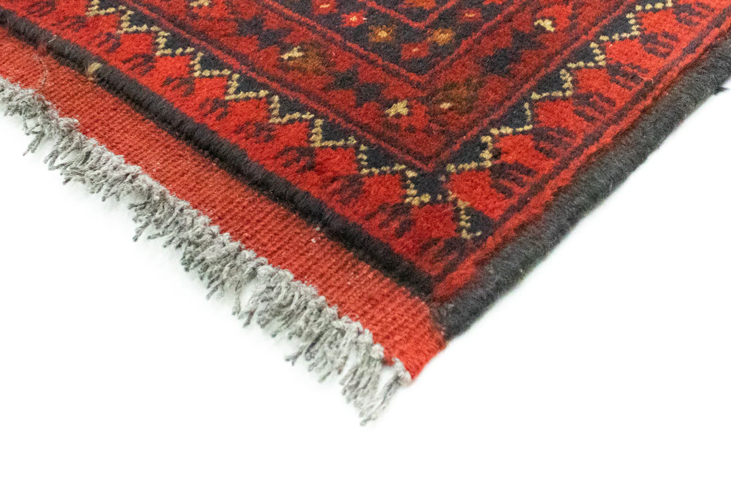 Afghan Teppich - Kunduz 193 x 151 cm - rot - Image 2