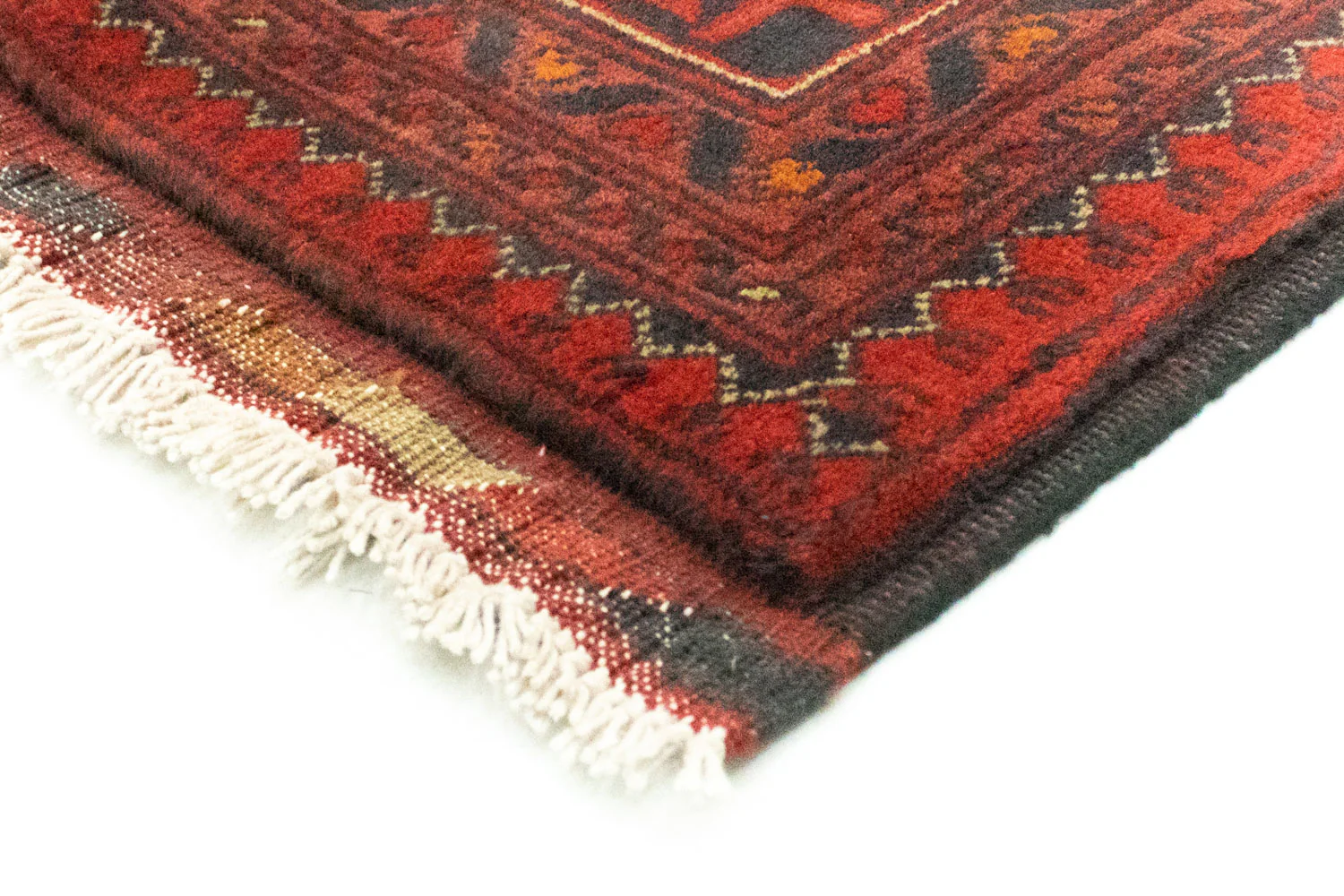 Afghan Teppich - Kunduz 194 x 147 cm - rot - Image 2