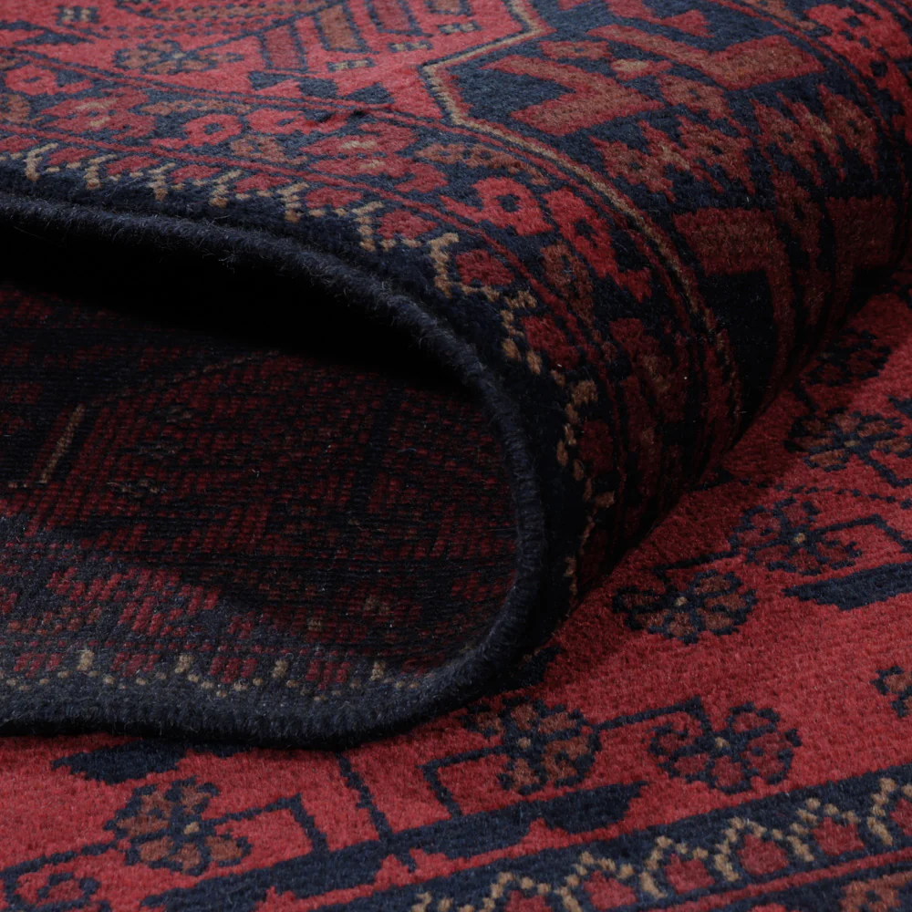 Afghan Teppich - Kunduz - 195 x 150 cm - rot - Image 5