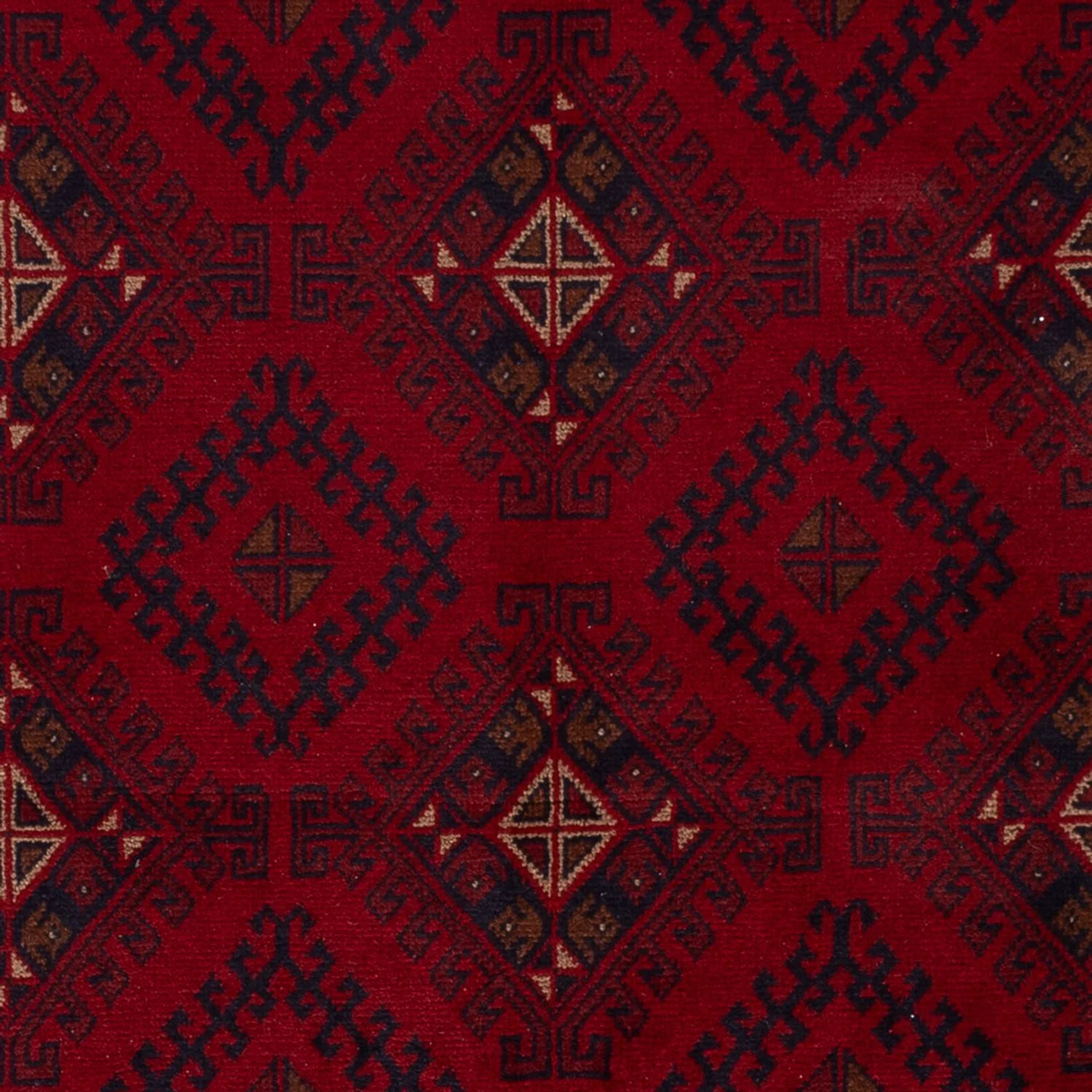 Afghan Teppich - Kunduz - 196 x 129 cm - dunkelrot - Image 2