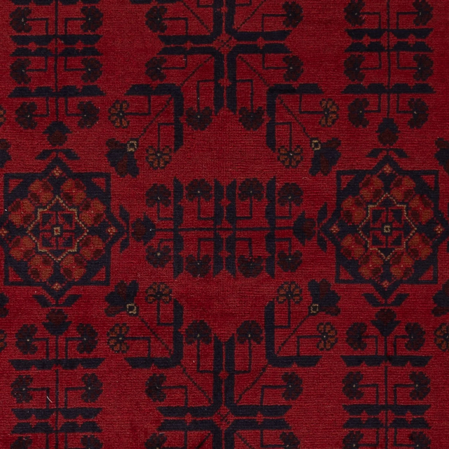 Afghan Teppich - Kunduz - 196 x 130 cm - rot - Image 2