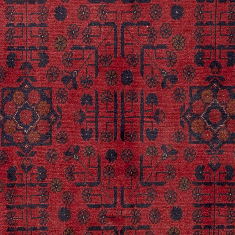 Afghan Teppich - Kunduz - 196 x 148 cm - rot - Image 2
