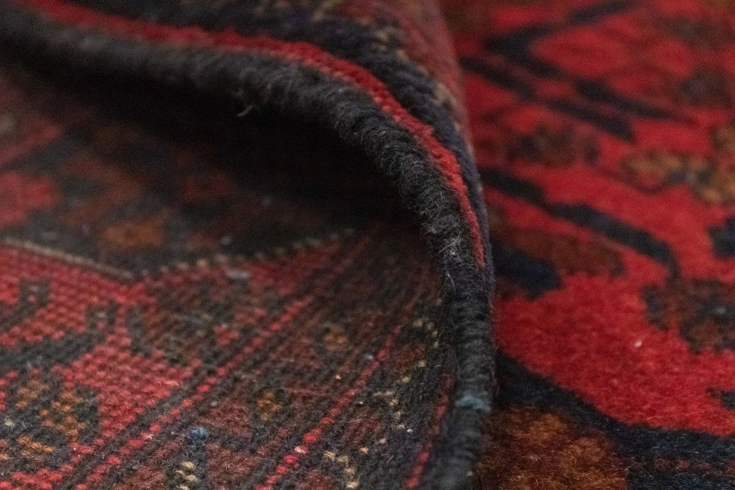 Afghan Teppich - Kunduz 197 x 126 cm - rot - Image 4