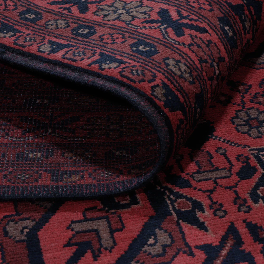Afghan Teppich - Kunduz - 197 x 150 cm - rot - Image 5