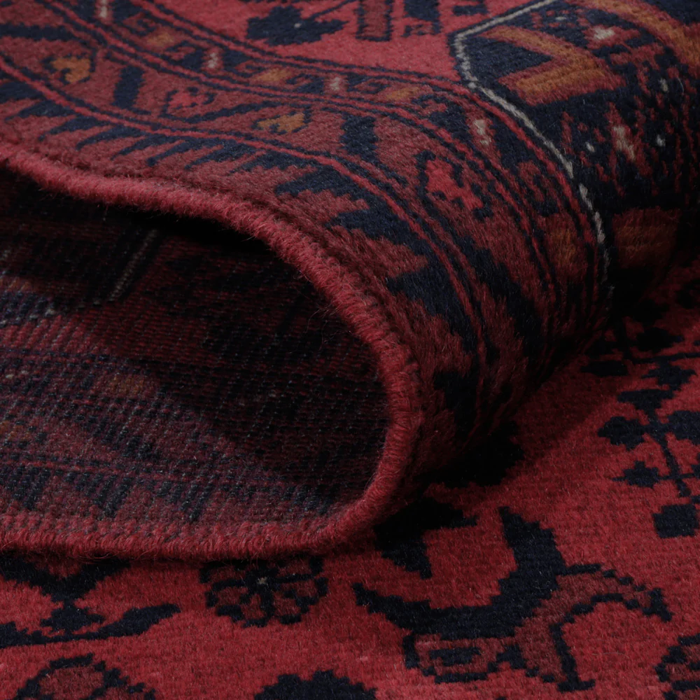 Afghan Teppich - Kunduz - 197 x 154 cm - rot - Image 5