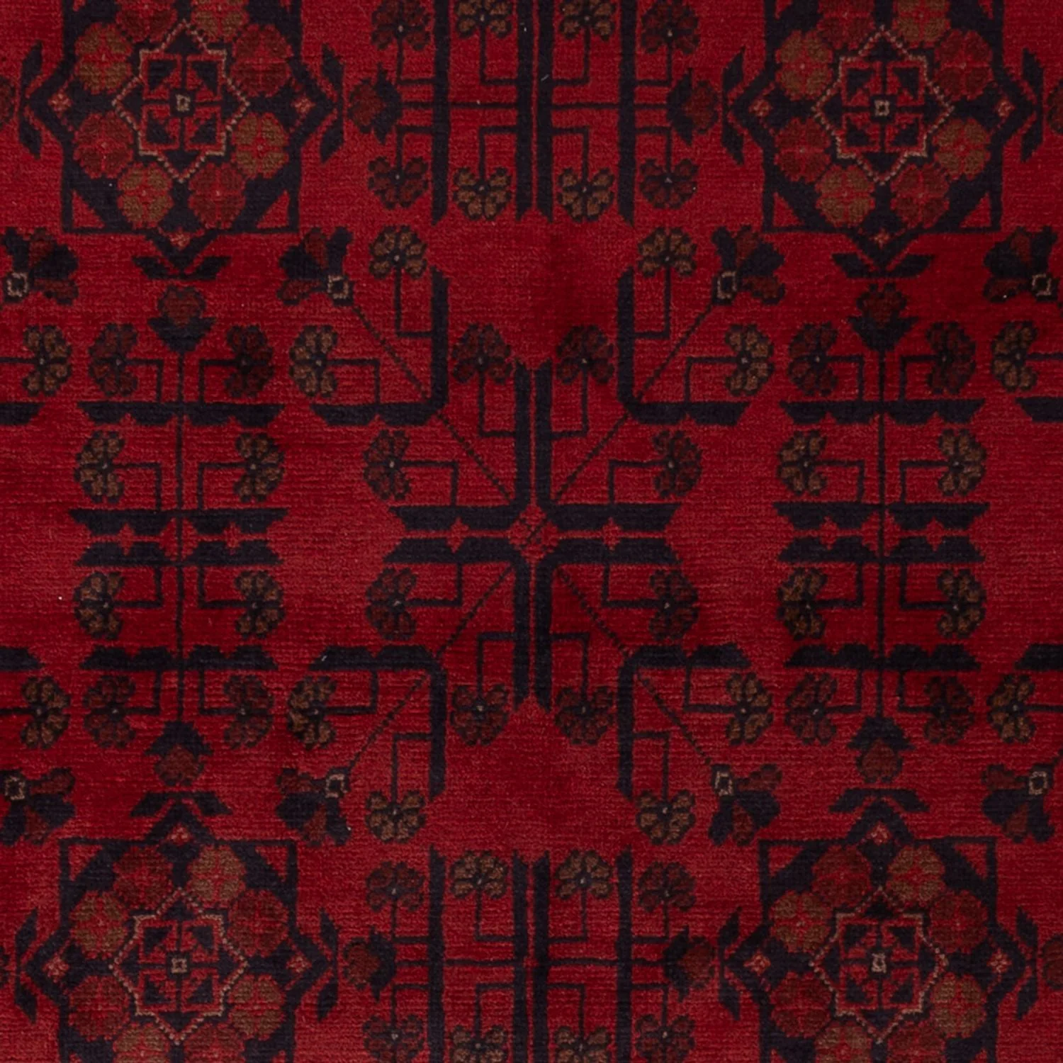 Afghan Teppich - Kunduz - 198 x 126 cm - rot - Image 2